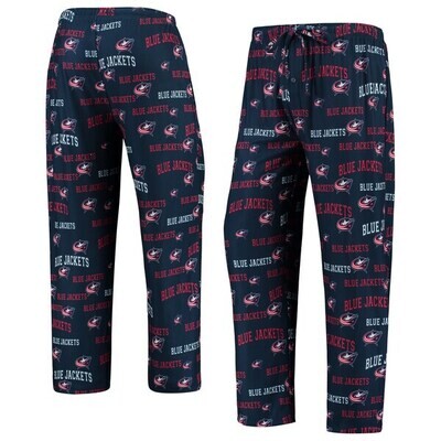 Columbus Blue Jackets Men's Concepts Sport Fairway Knit Pajama Pants