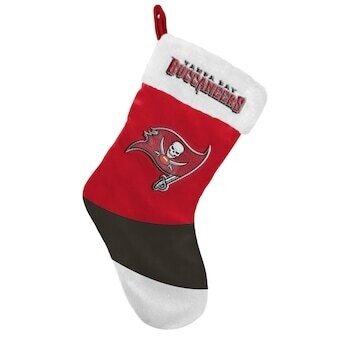 Tampa Bay Buccaneers Color Block Christmas Stocking