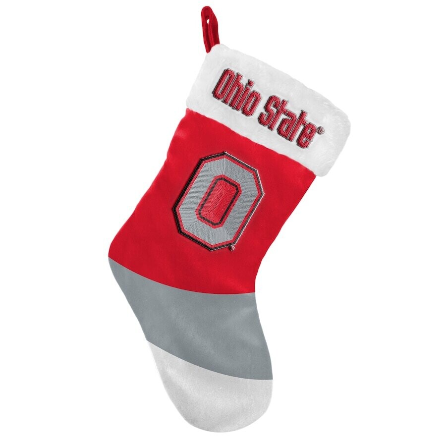 Ohio State Buckeyes Color Block Christmas Stocking
