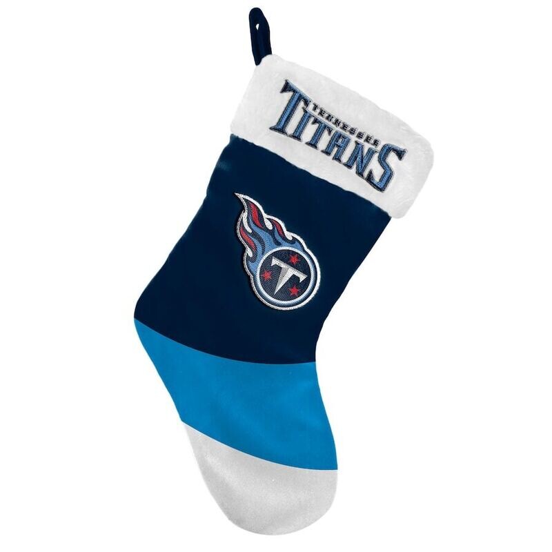 Tennessee Titans Color Block Christmas Stocking