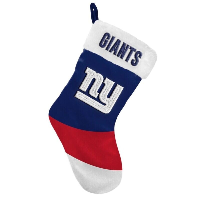 New York Giants Color Block Christmas Stocking New York Giants Color Block Christmas Stocking