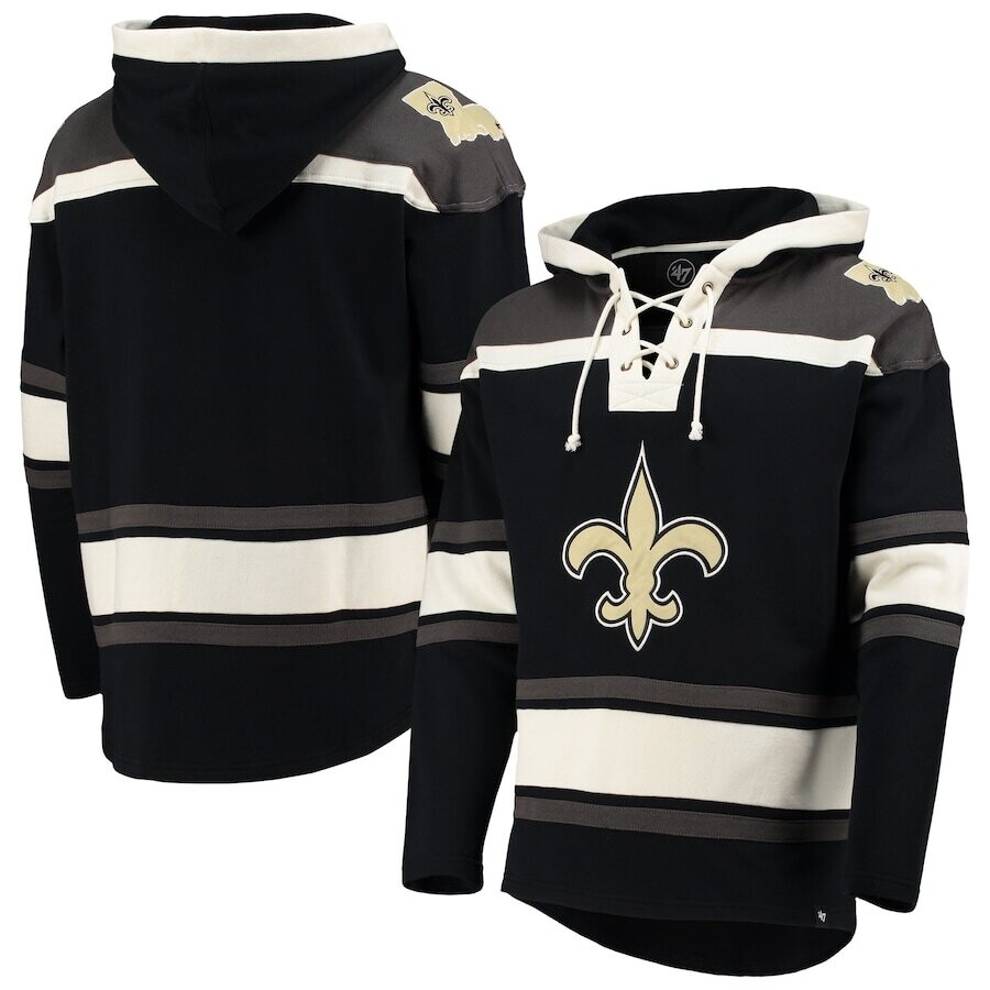 New Orleans Saints Men’s 47 Lacer V-Neck Pullover Hoodie