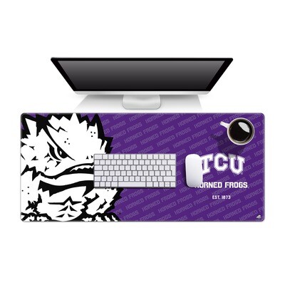 TCU Horned Frogs Logo Deskpad