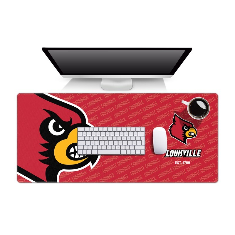 Louisville Cardinals Logo Deskpad