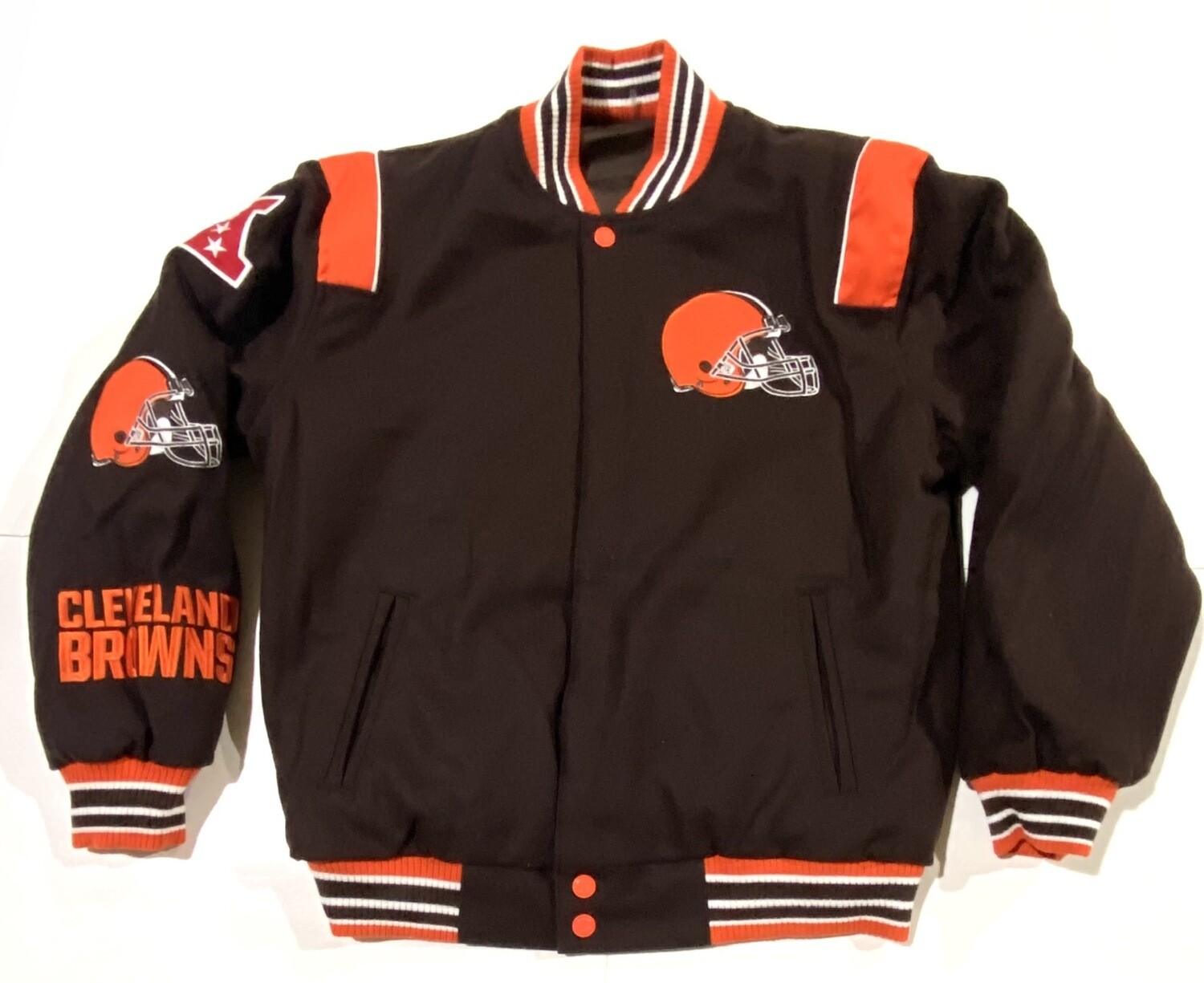 Cleveland Browns Men’s Reversible Full Button Jacket