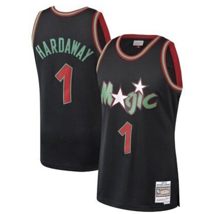 Orlando Magic Anfernee Hardaway 1994-95 Men's Mitchell & Ness Neapolitan Swingman Jersey
