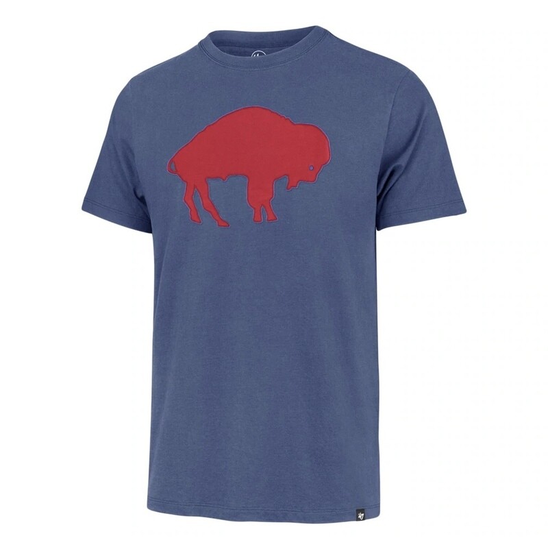 Buffalo Bills Retro Men’s Cadet Blue 47 Brand T-Shirt Buffalo Bills Retro Men’s Cadet Blue 47 Brand T-Shirt