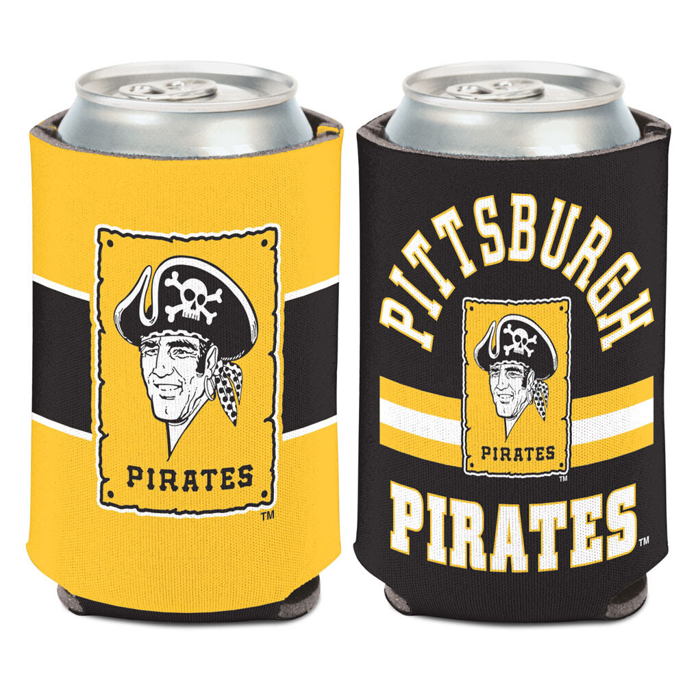 Pittsburgh Pirates Stripe 12 Ounce Can Cooler Koozie