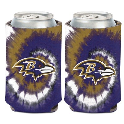 Baltimore Ravens Tie-Dye 12 Ounce Can Cooler Koozie