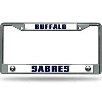 Buffalo Sabres Chrome Metal License Plate Frame