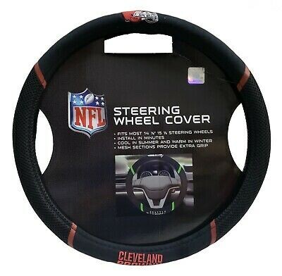 Cleveland Browns Embroidered Car Steering Wheel Cover