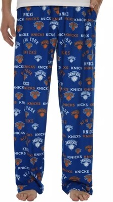 New York Knicks Men's Concepts Sport Flagship All Over Print Pajama Pants
