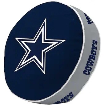 Dallas Cowboys Round Team Puff Pillow