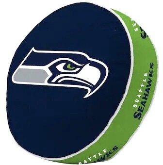 Seattle Seahawks Round Team Puff Pillow