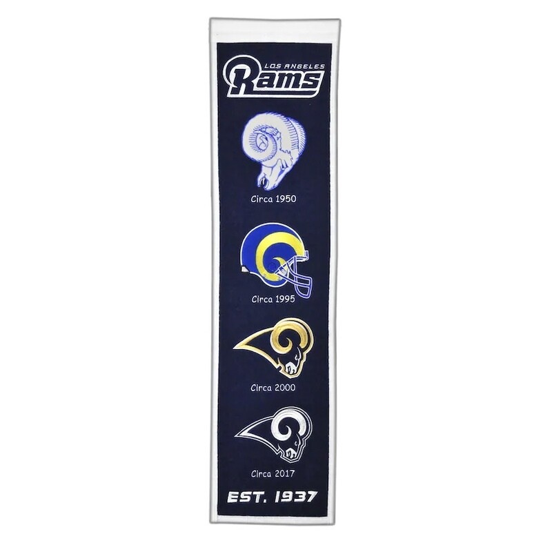 Los Angeles Rams Navy Blue 8" x 32" Heritage Banner