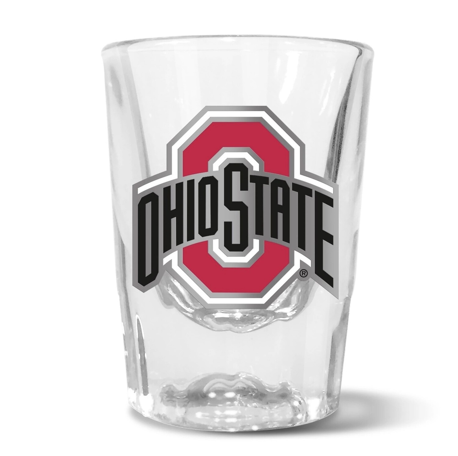 Ohio State Buckeyes Pewter Logo 2 Ounce Prism Shot Glass
