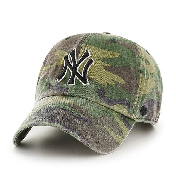 New York Yankees Men’s Camo Clean Up Adjustable Style 47 Brand Hat