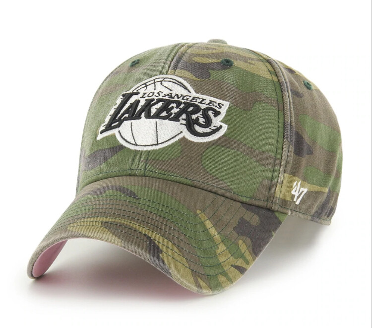 Los Angeles Lakers Men's Legend Camo MVP Adjustable Style 47 Brand Hat