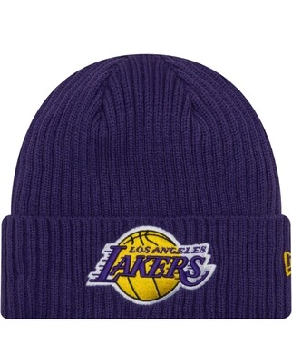 Los Angeles Lakers New Era Logo Core Classic Cuffed Knit Hat