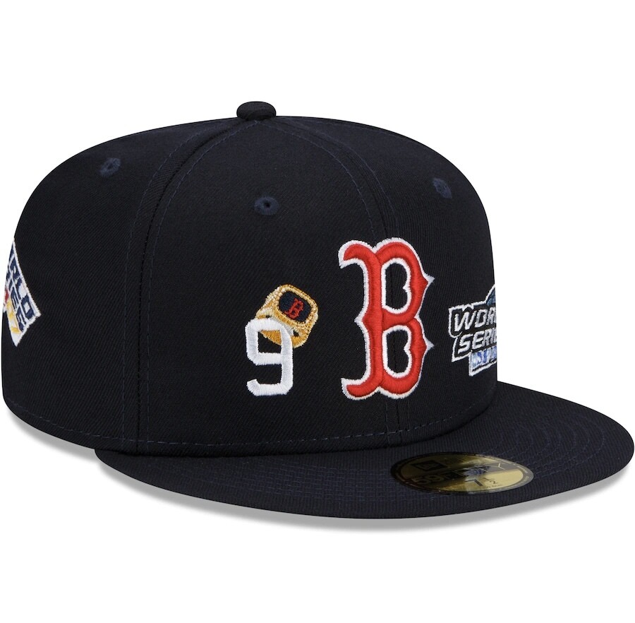 Boston Red Sox 9x World Series Champions Fitted Hat