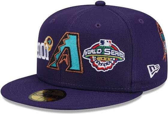 Arizona Diamondbacks Men’s New Era 59Fifty 2001 World Series Champions Edition Fitted Hat