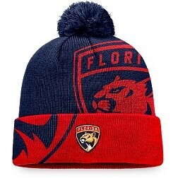 Florida Panthers Men's Block Party Cuffed Pom Knit Hat
