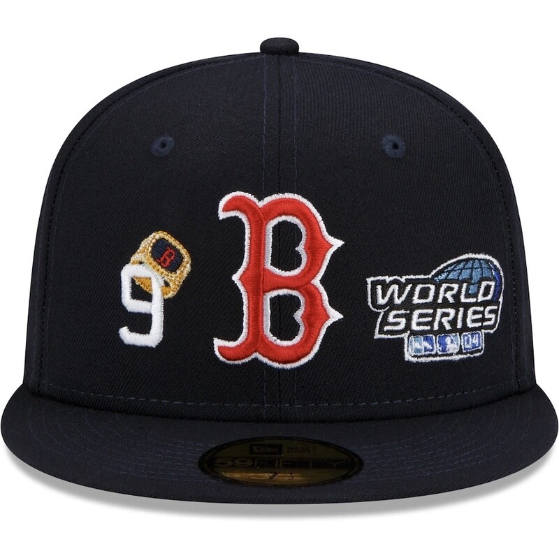Boston Red Sox Men’s New Era 59Fifty 9x World Series Champions Edition Fitted Hat