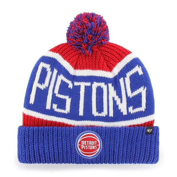 Detroit Pistons Men’s 47 Brand Cuffed Knit Hat Detroit Pistons Men’s 47 Brand Cuffed Knit Hat