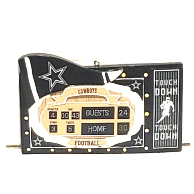 Dallas Cowboys Scoreboard Ornament