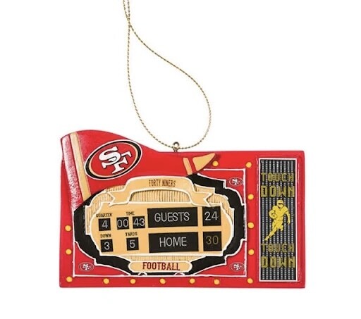 San Francisco 49ers Scoreboard Ornament