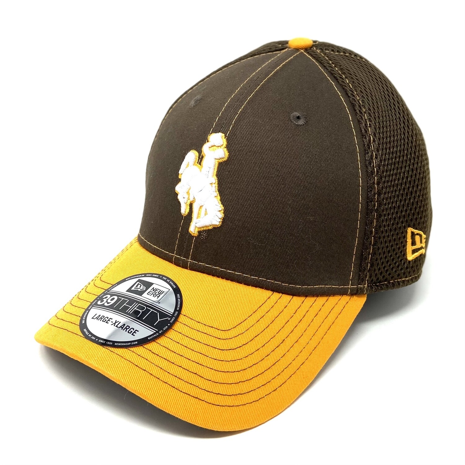 Wyoming Cowboys Men's Neo New Era 39THIRTY Flex Fit Hat