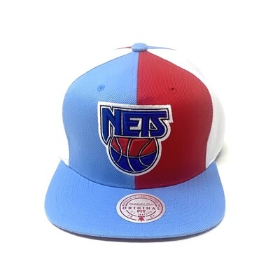 NWS Vintage New Jersey Nets NBA Logoman New Era 59fifty Pinwheel 7