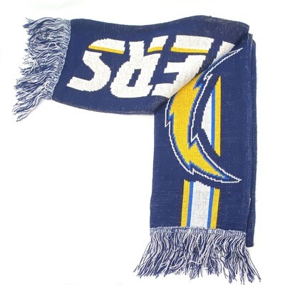 Los Angeles Chargers Adult Knit Scarf