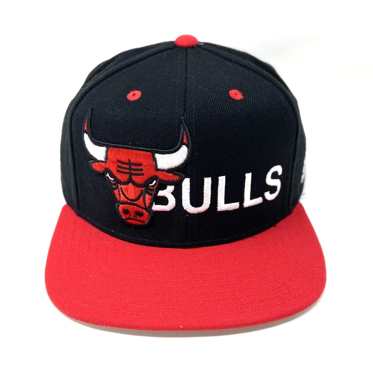 Chicago Bulls Adidas Structured Flat Brim Snapback Hat