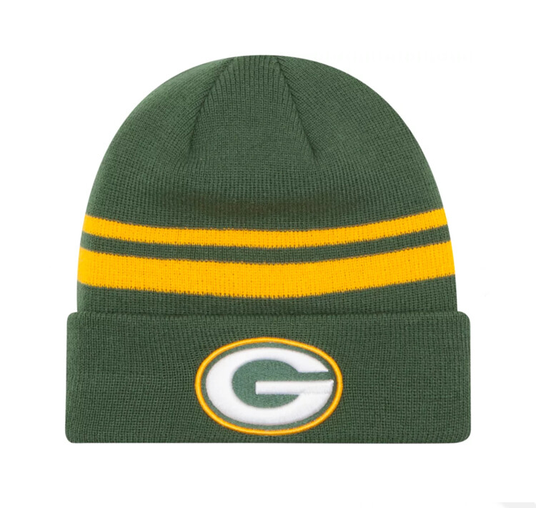 Green Bay Packers Men's New Era Cuffed Knit Hat