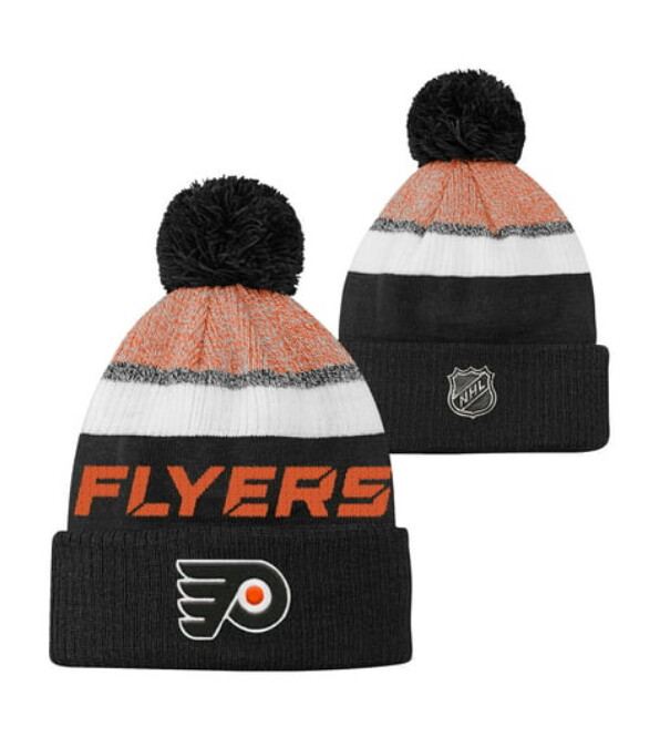 Philadelphia Flyers Youth Authentic Pro Rinkside Goalie Cuffed Knit Hat