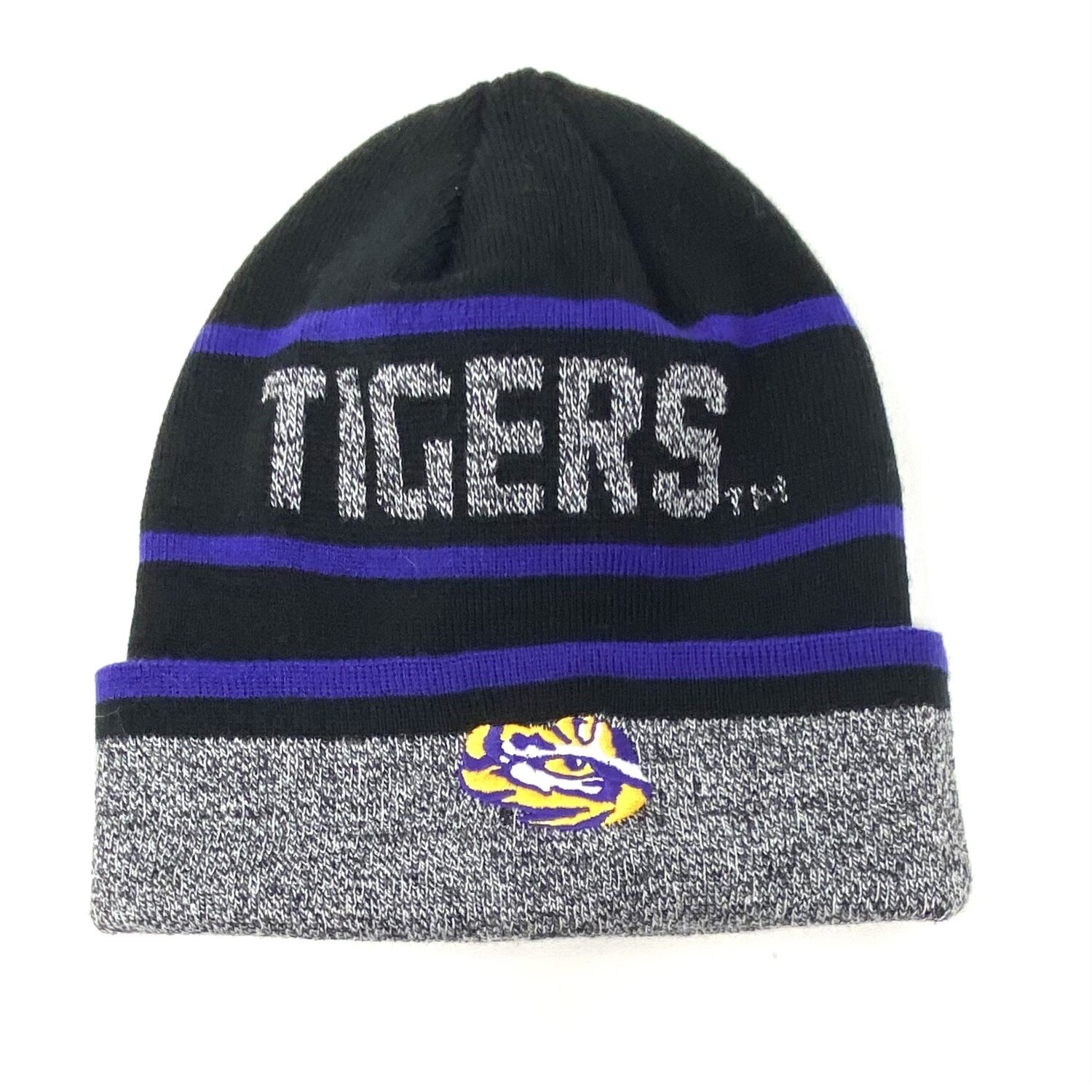 LSU Tigers Men's Top of the World Cuffed Knit Hat