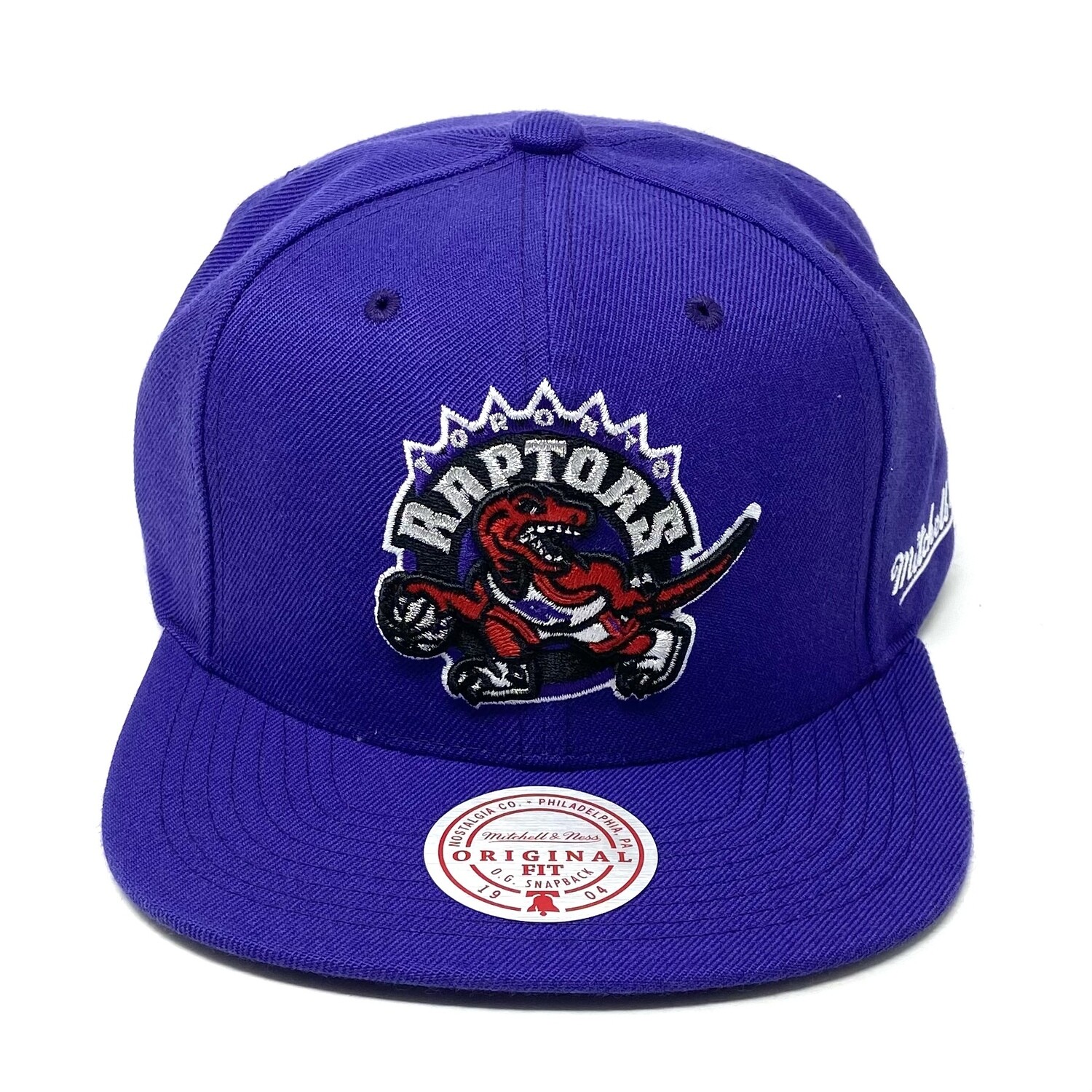 Toronto Raptors Men’s English Dropback Mitchell & Ness Snapback Hat