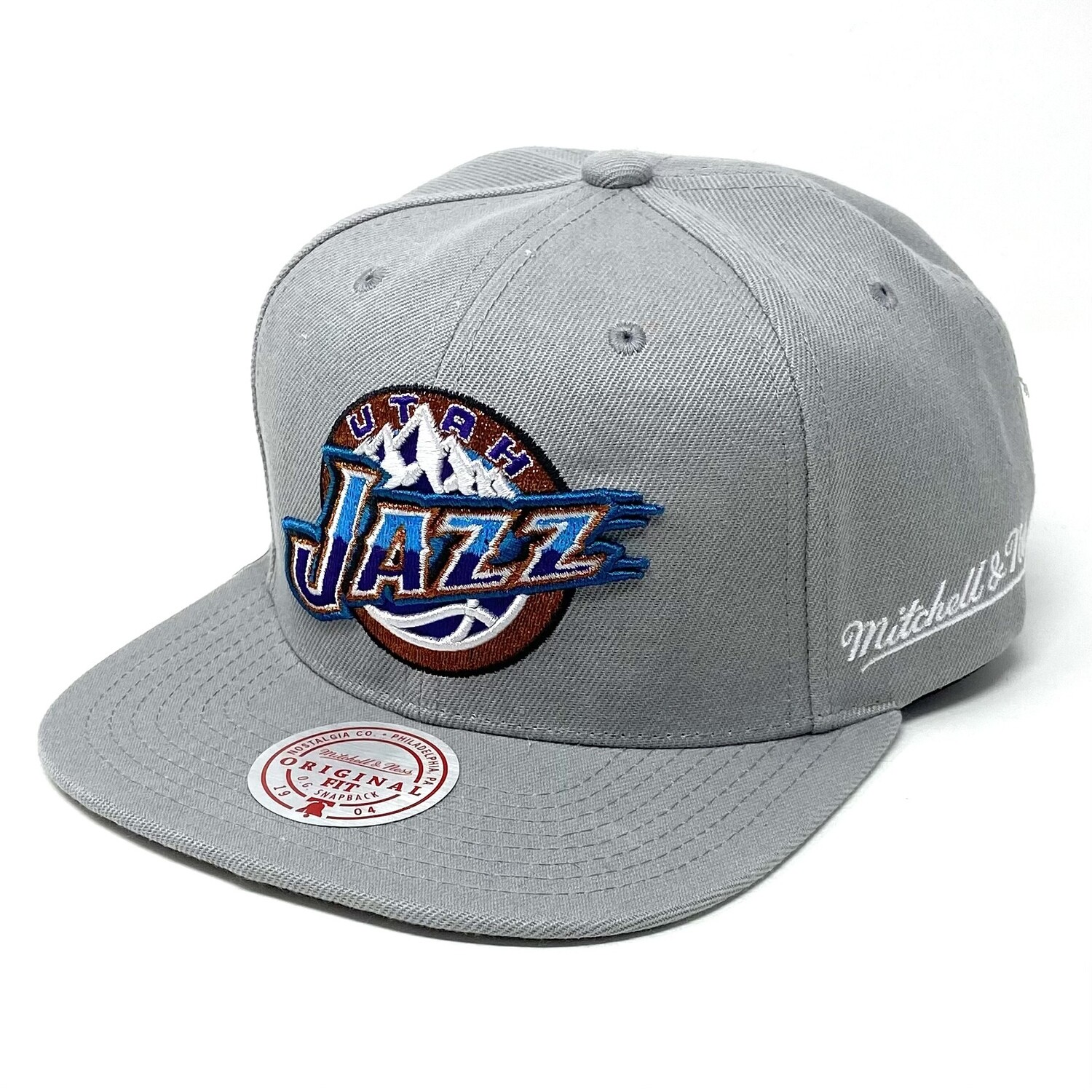 Utah Jazz Men’s English Dropback Mitchell & Ness Snapback Hat Utah Jazz Men’s English Dropback Mitchell & Ness Snapback Hat