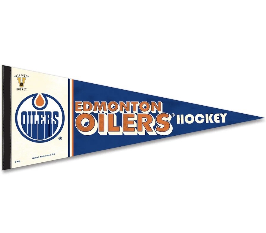 Edmonton Oilers 12" x 30" Premium Pennant