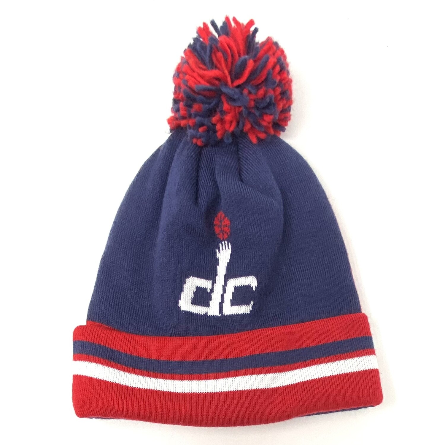 Washington Wizards Men’s Mitchell & Ness Cuffed Pom Knit Hat