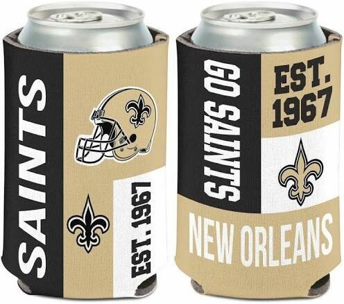 New Orleans Saints 12 Ounce Can Cooler Koozie