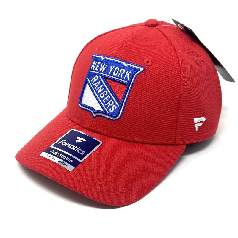 New York Rangers Men’s Fanatics Adjustable Hat New York Rangers Men’s Fanatics Adjustable Hat