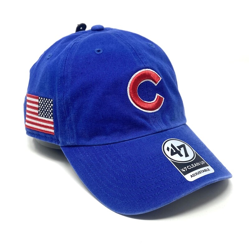 Chicago Cubs Men’s 47 Brand Clean Up Adjustable Hat