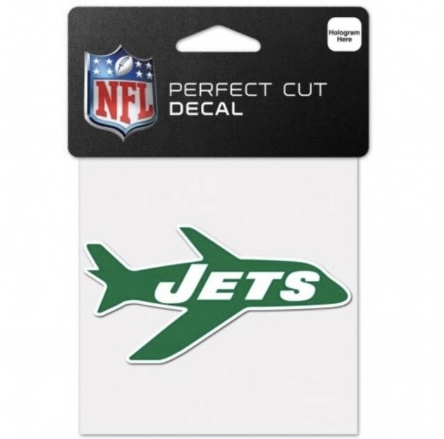 New York Jets 4" x 4" Perfect Cut Color Decal