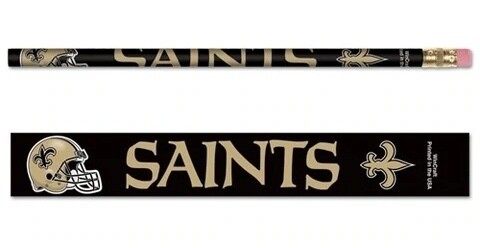 New Orleans Saints 6 Pack Pencils