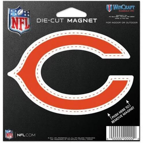 Chicago Bears Die Cut Logo Magnet