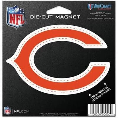 Chicago Bears Die Cut Logo Magnet