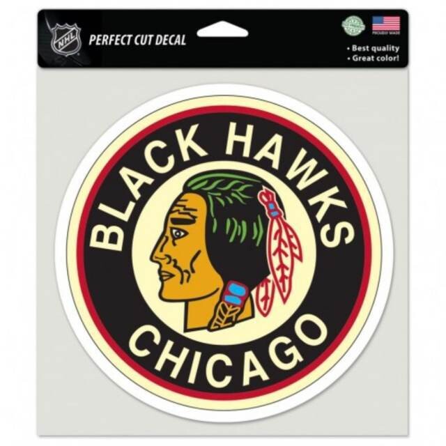 Chicago Blackhawks 8" x 8" Perfect Cut Color Decal