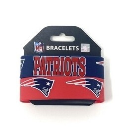 New England Patriots Rubber Bulk Wrist Bands